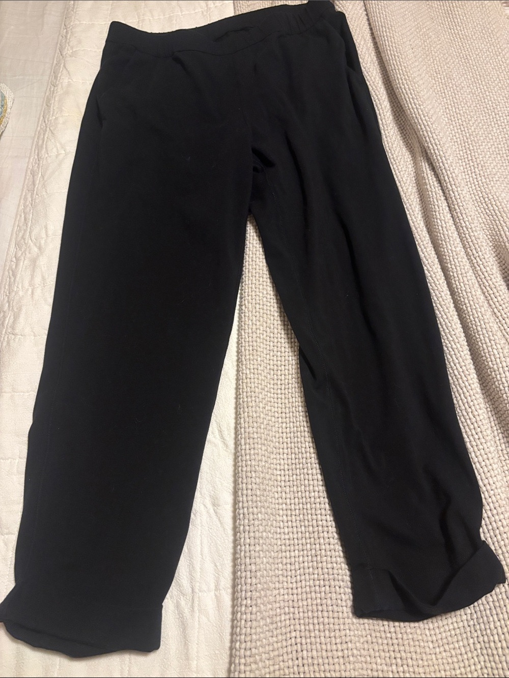 Eileen Fisher Black Wide-Leg Pants